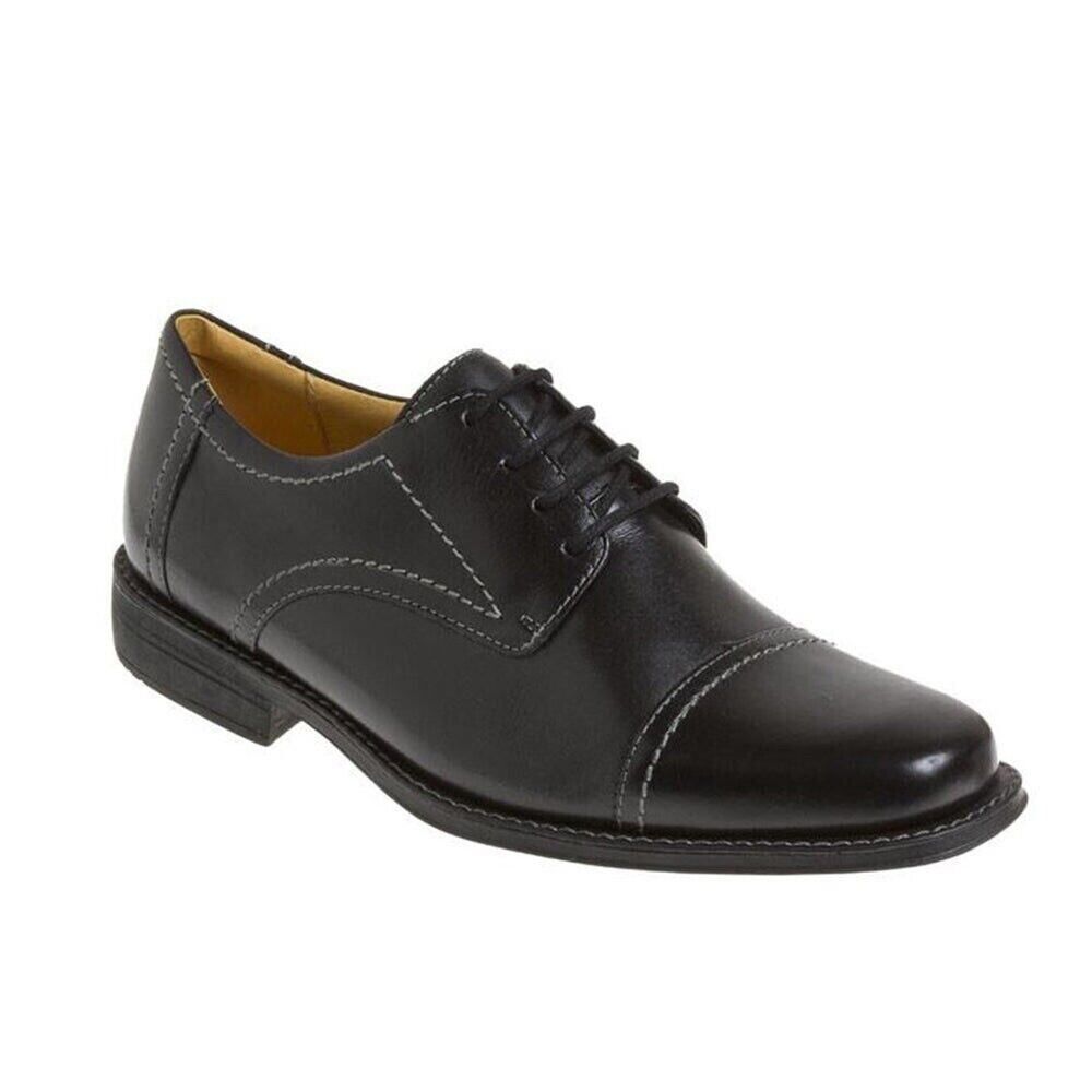 Sandro Moscoloni Whitman Dress Shoes Oxfords Derby Black Leather Designer 13 M